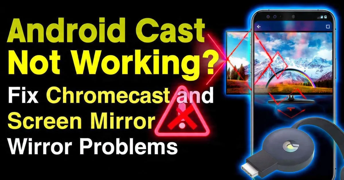 Android Cast Not Working? Fix Chromecast and Screen Mirror Problems