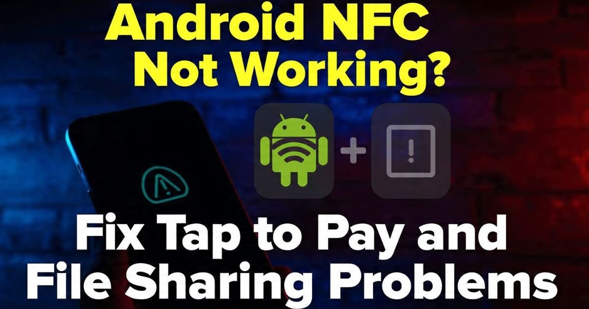 Android NFC Not Working Fix Tap to Pay and File Sharing Problems