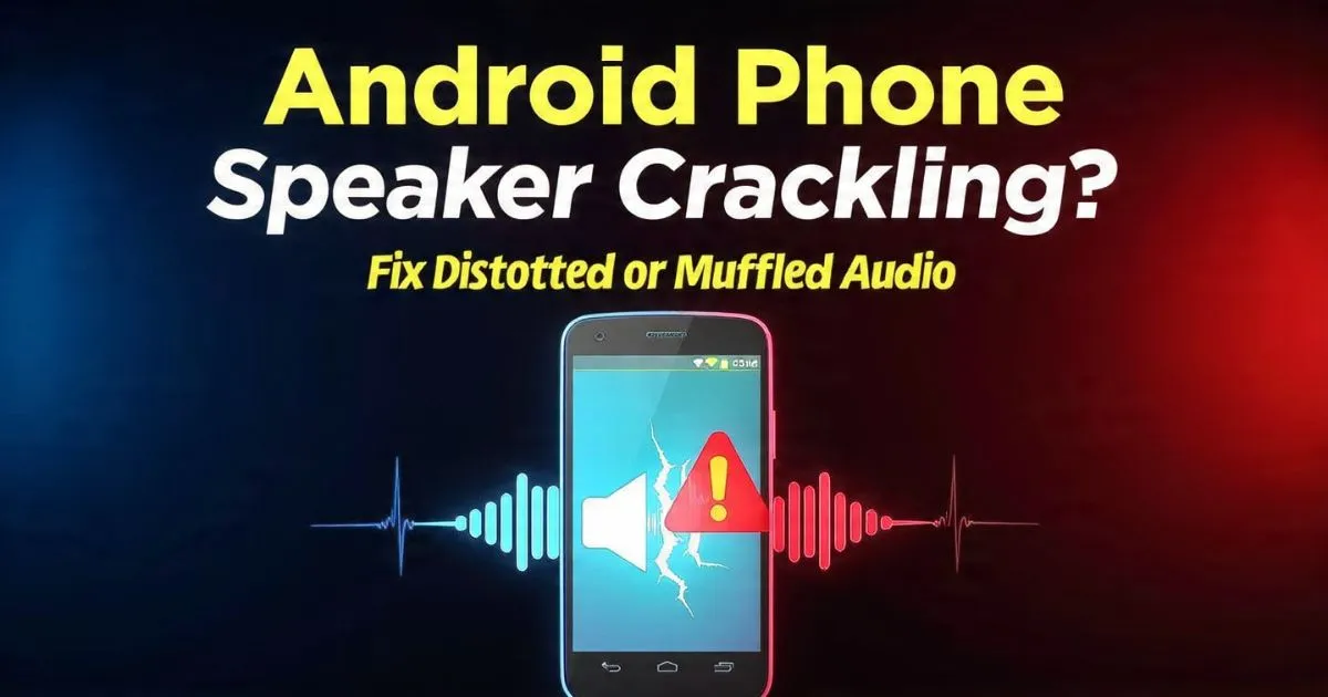 Android Phone Speaker Crackling Fix Distorted or Muffled Audio