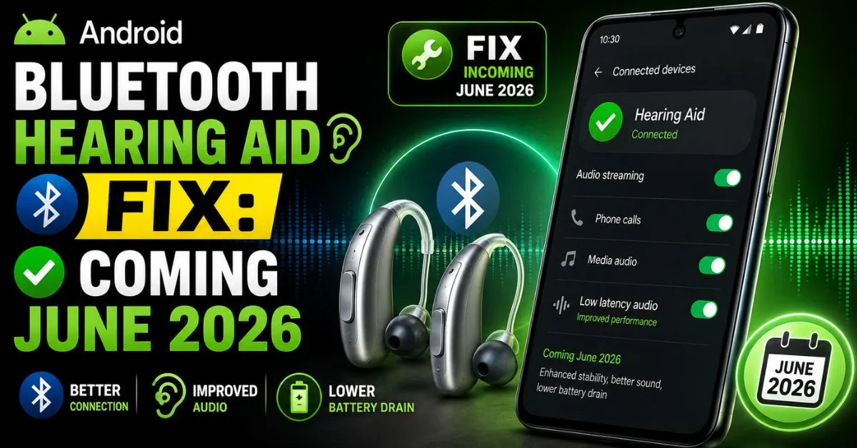 Android Bluetooth Hearing Aid Fix: Coming June 2026