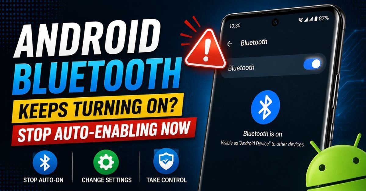 Android Bluetooth Keeps Turning On Stop Auto-Enabling Now