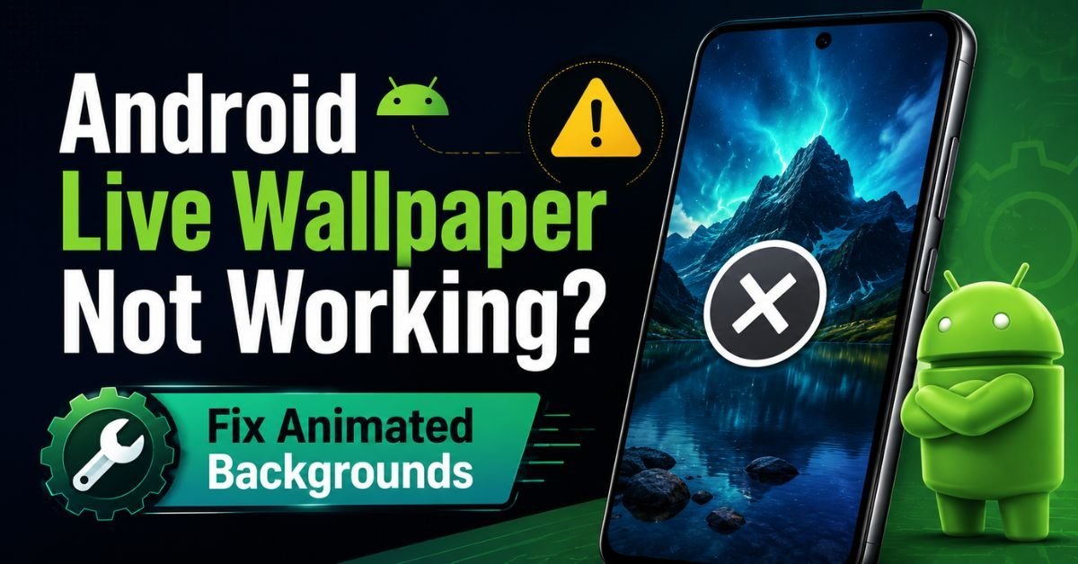 Android Live Wallpaper Not Working Fix Animated Backgrounds