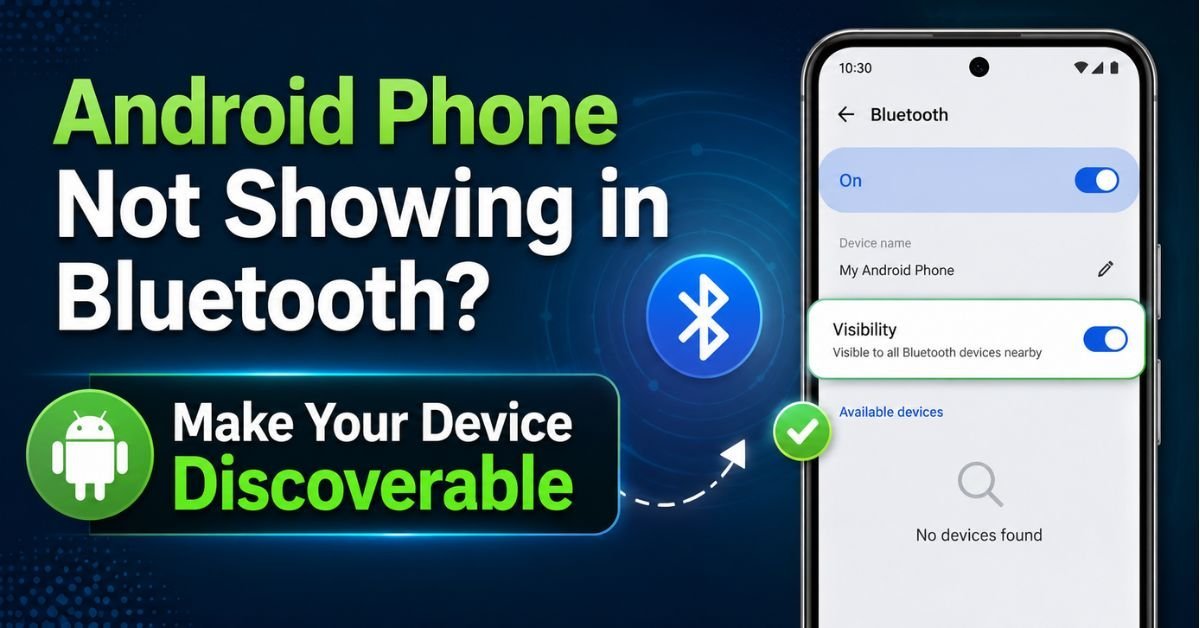 Android Phone Not Showing in Bluetooth? Easy Discovery Fix