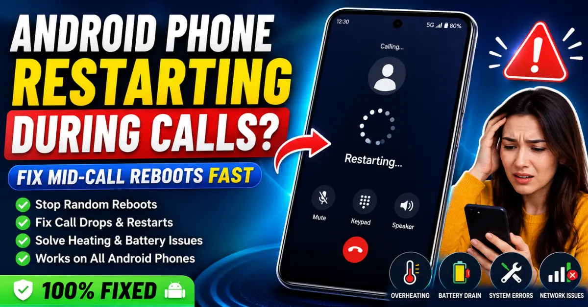 Android Phone Restarting During Calls? Fix Mid-Call Reboots Fast