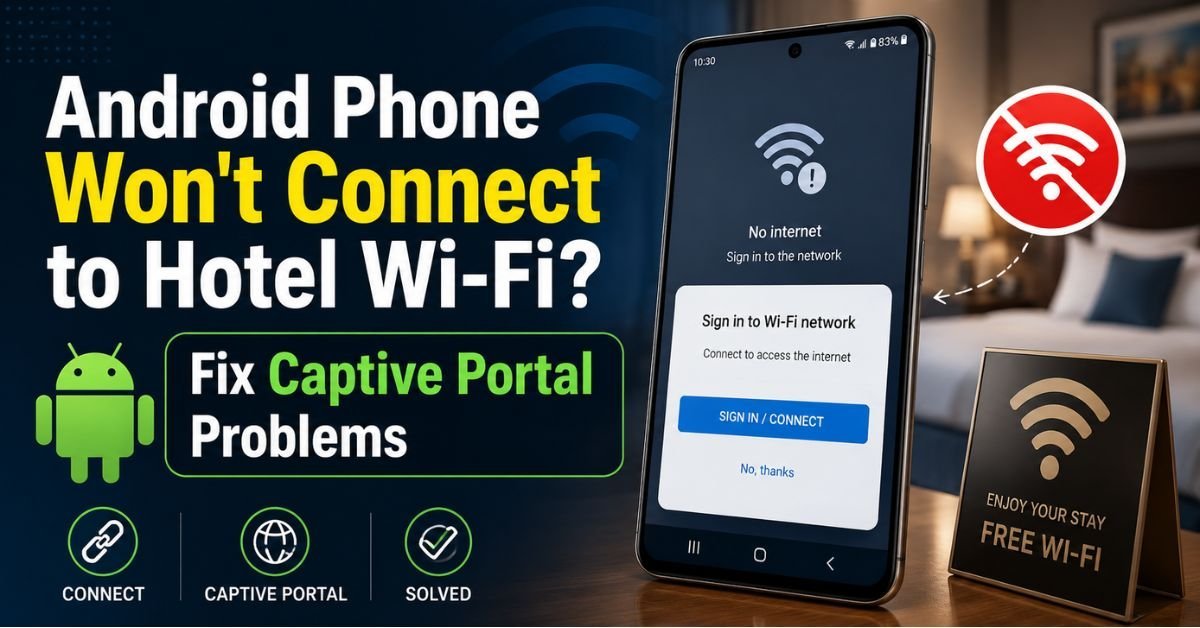 Fix Android Hotel Wi-Fi & Captive Portal Login Issues
