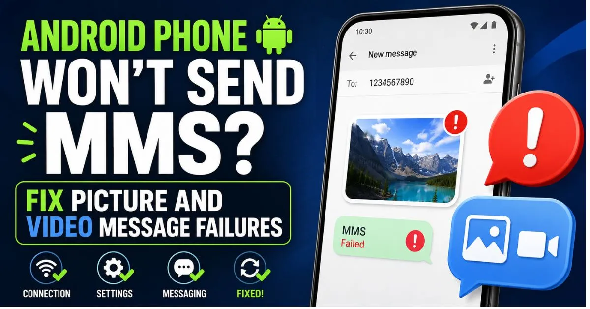 Android Phone Won't Send MMS? Fix Picture and Video Message Failures