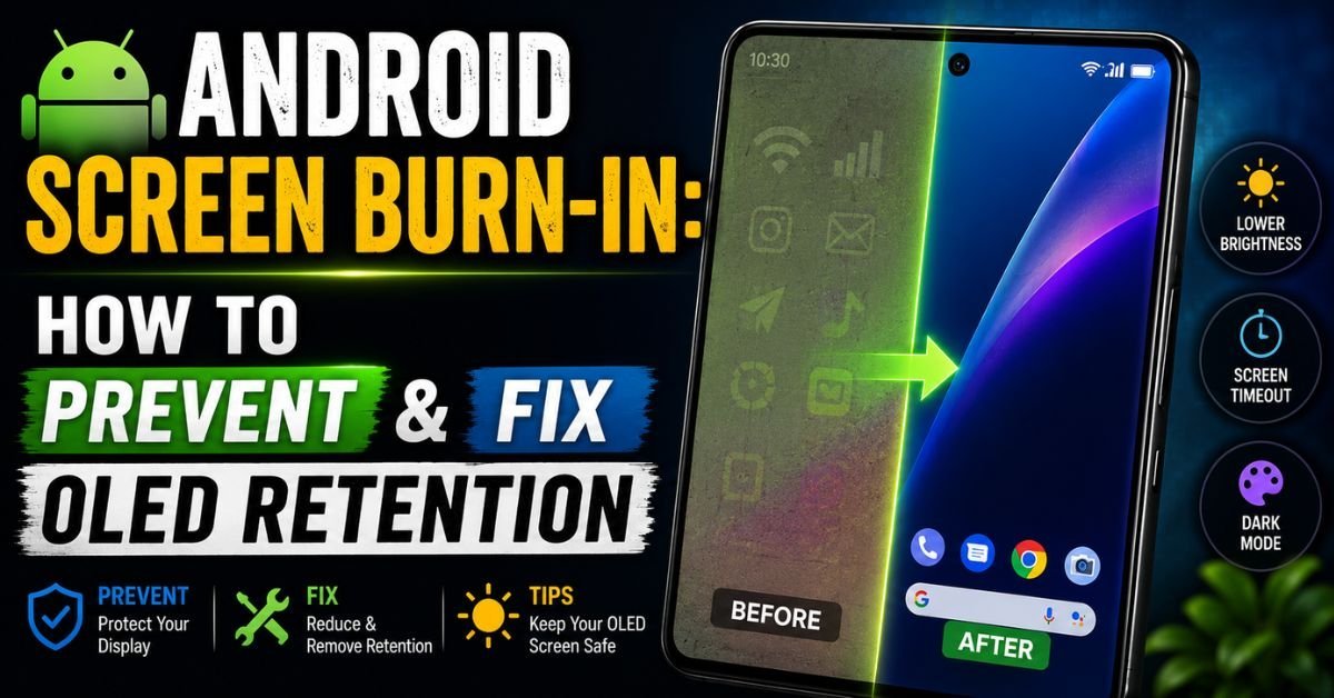 Android Screen Burn-In How to Prevent & Fix OLED Retention