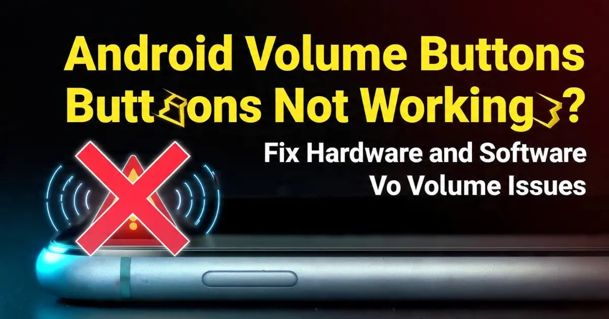 Android Volume Buttons Not Working? Fix Hardware and Software Volume Issues