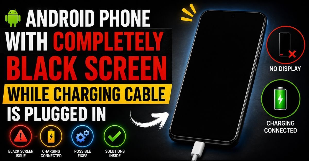 Android phone black screen but still on — how to fix black screen of death on Android