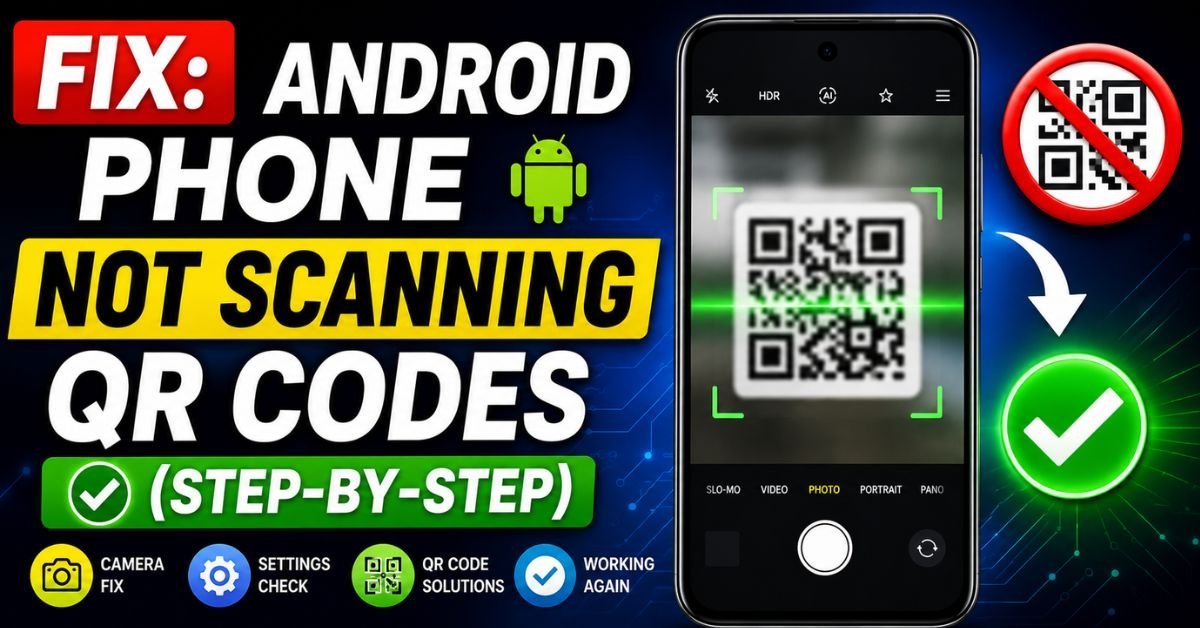 Fix: Android Phone Not Scanning QR Codes (Step-by-Step)