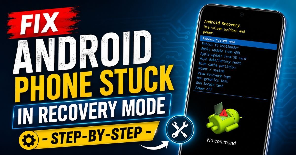 Fix Android Phone Stuck in Recovery Mode - Step-by-Step