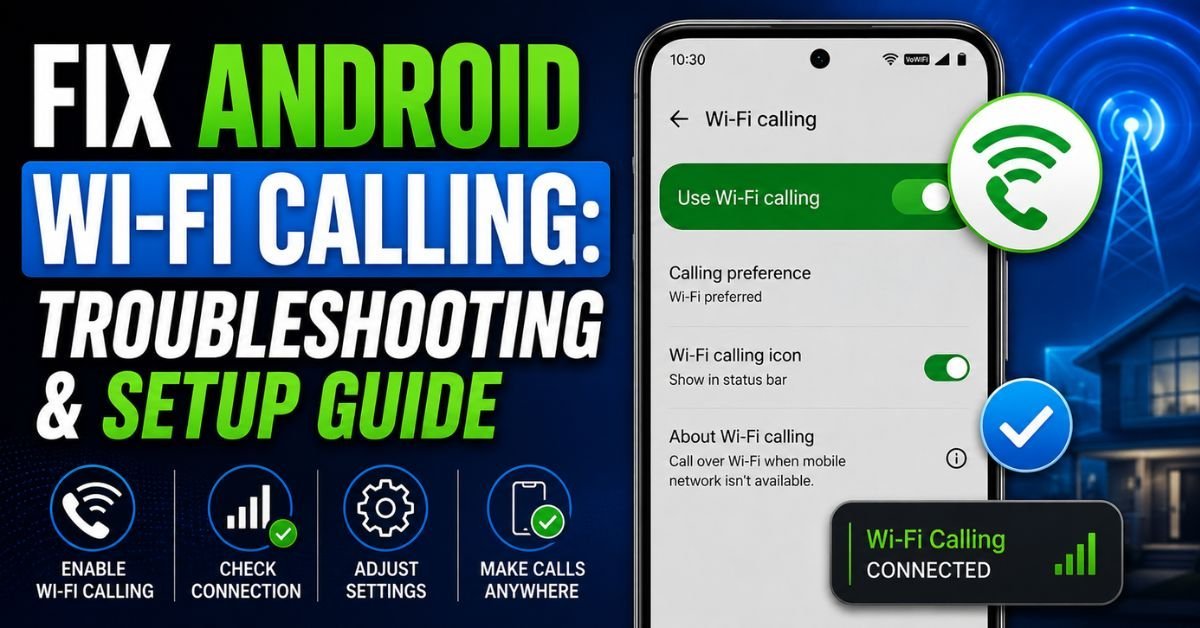 Fix Android Wi-Fi Calling: Troubleshooting & Setup Guide