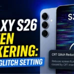 Samsung Galaxy S26 CRT Glitch Solution