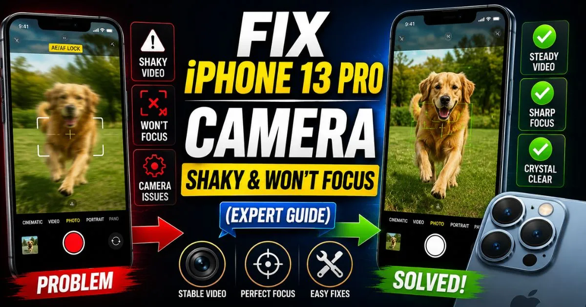 Fix iPhone 13 Pro Camera Shaky & Won't Focus (Expert Guide)