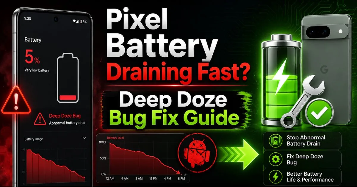 Pixel Battery Draining Fast? Deep Doze Bug Fix Guide