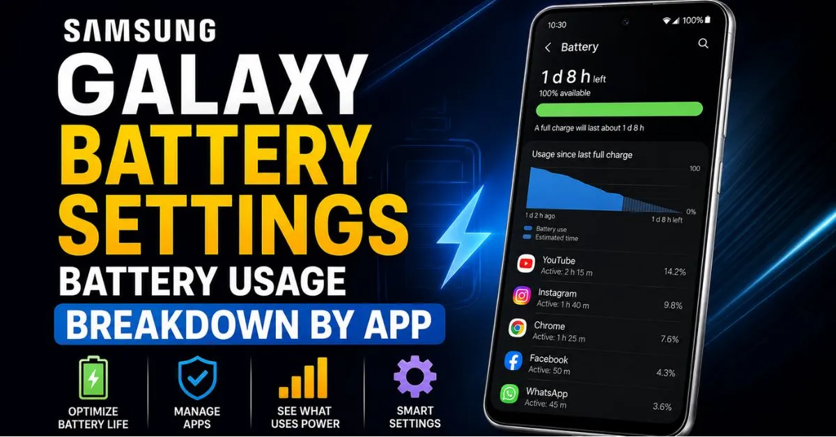 Samsung Galaxy battery draining fast — fix battery drain on Galaxy S and A series phones