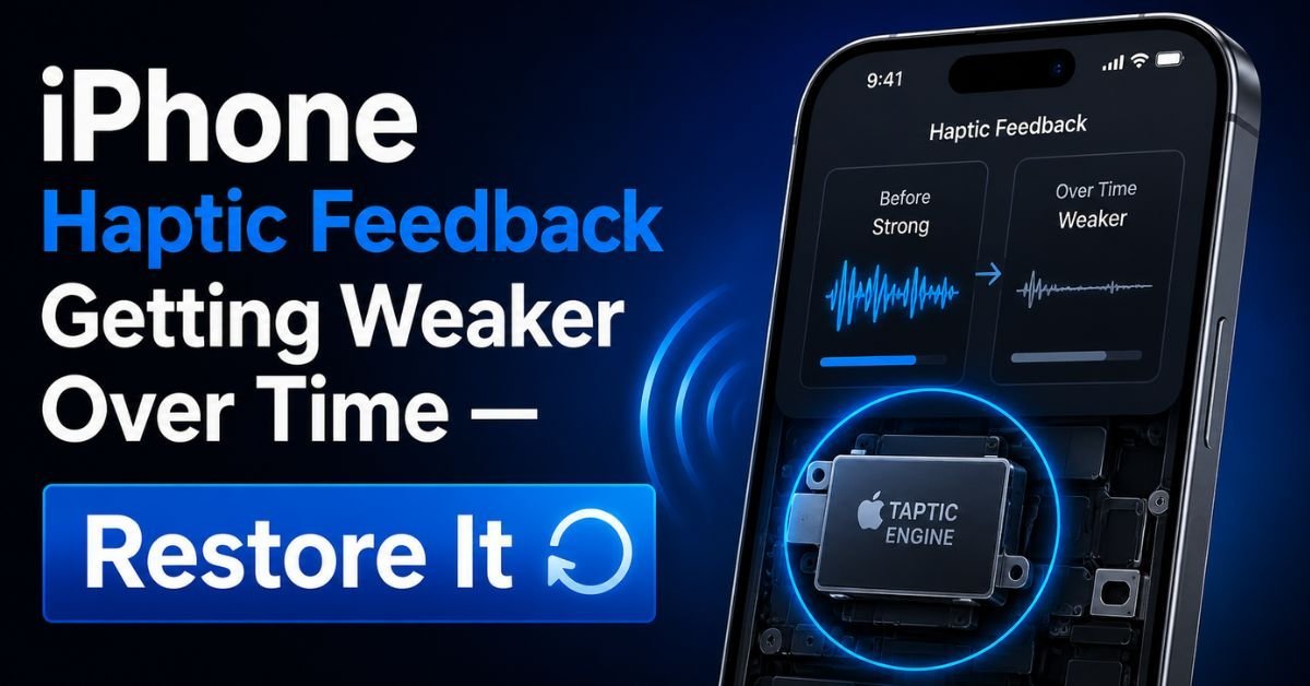 iPhone Haptic Feedback Getting Weaker Over Time — Restore It