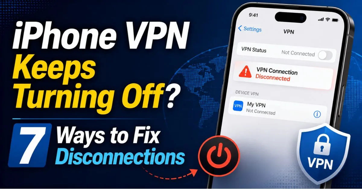 iPhone VPN Keeps Turning Off? 7 Ways to Fix Disconnections