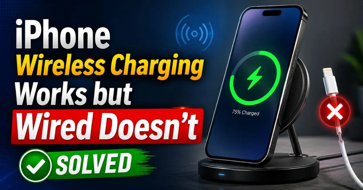 iPhone Wireless Charging Works but Wired Doesn't — Solved