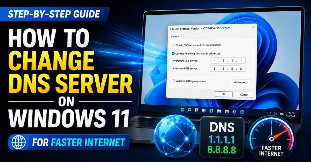 How to Change DNS Server on Windows 11 for Faster Internet