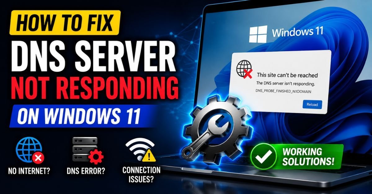 How to Fix DNS Server Not Responding on Windows 11